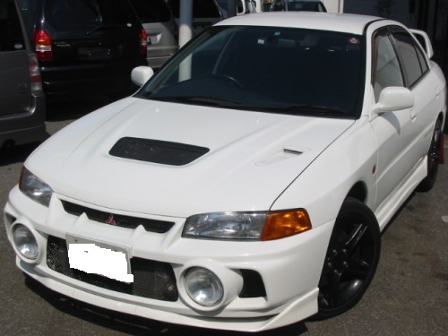 Mitsubishi Lancer Evo 4 IV Mirage Crystal Amber Corner